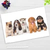 Schreibtischunterlage für Kinder 5 süße Hundewelpen, aus hochwertigem Vinyl , 60 x 40 cm*Cover-your-desk New