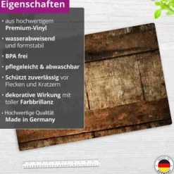 Schreibtischunterlage Vinyl Rustikales Holz, 60 x 40 cm*Cover-your-desk Best