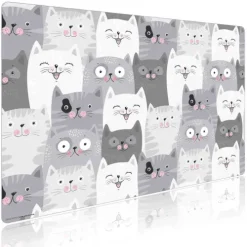 Schreibtischunterlage für Kinder und Erwachsene Katzen-Konferenz, aus hochwertigem Vinyl , 60 x 40 cm*Cover-your-desk Hot