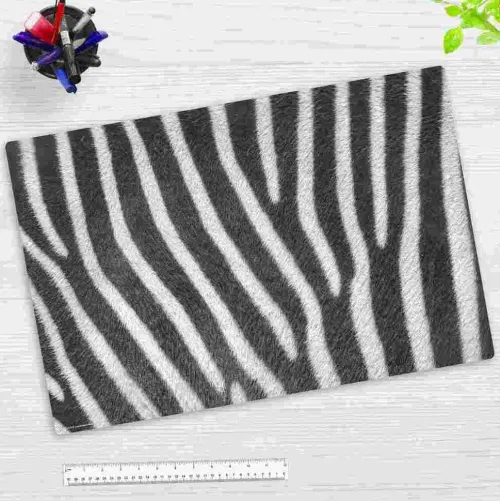 Schreibtischunterlage für Kinder und Erwachsene Zebra Muster, aus hochwertigem Vinyl , 60 x 40 cm*Cover-your-desk Clearance