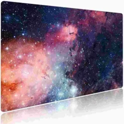 Cover-your-desk Schreibtischunterlagen-Schreibtischunterlage für Kinder und Erwachsene Entfernte Galaxie, aus hochwertigem Vinyl , 60 x 40 cm