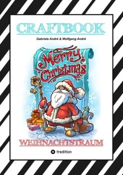 Kinder tredition Bilderbücher-CRAFTBOOK - 100 LUSTIGE WEIHNACHTSMOTIVE - RÄTSEL - WEIHNACHTSREZEPT - FAMILIENSPIEL - SCHÖNE BESCHERUNG - SPASS