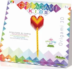 Creagami - Origami 3D KIDS Herz, 89 Teile*CreativaMente Online