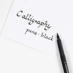 Creativ Company Kalligraphie & Handlettering*Kalligrafie-Marker, Strichstärke, 1,4+2,5+3,6+4,8 mm, Schwarz, 4 Stk