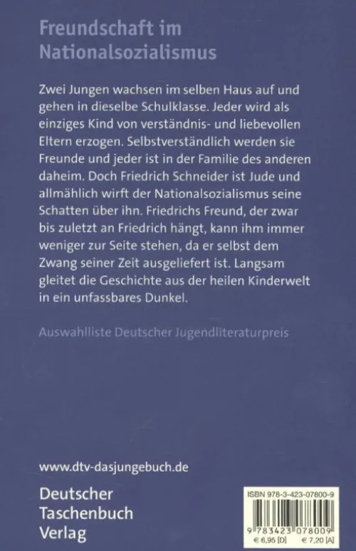 dtv Verlagsgesellschaft Kinder- & Jugendbücher|Romane & Erzählungen*Damals war es Friedrich