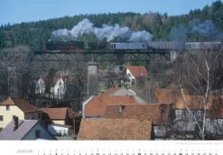 Heel Verlag GmbH Wandkalender-Dampfloks in Farbe Kalender 2026