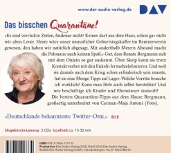 Der Audio Verlag GmbH Romane·Humor & Satire*Dann bleiben wir eben zu Hause! Mit der Online-Omi durch die Krise