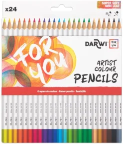 Darwi For You, Schachtel mit 24 Künstlerfarbstiften Standard*Quo Vadis Best