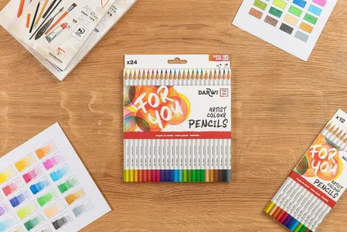 Darwi For You, Schachtel mit 24 Künstlerfarbstiften Standard*Quo Vadis Best