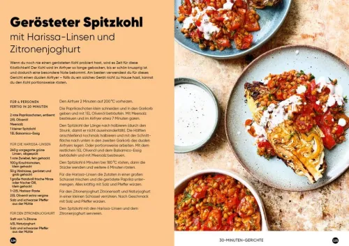 riva Verlag Vollwertküche-Das Airfryer-Kochbuch: Vegan