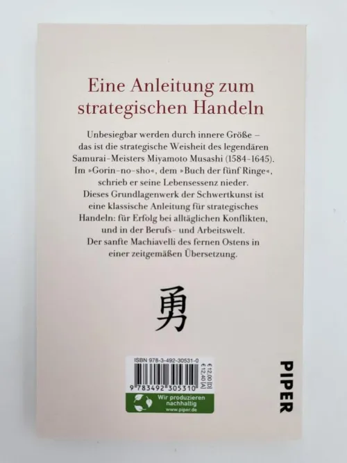 Piper Verlag GmbH Philosophie-Das Buch der fünf Ringe