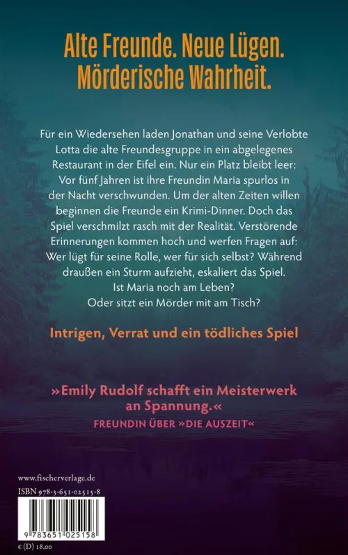FISCHER Scherz Psychothriller*Das Dinner - Alle am Tisch sind gute Freunde. Oder?