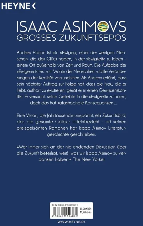 Heyne Taschenbuch Klassische Science Fiction*Das Ende der Ewigkeit