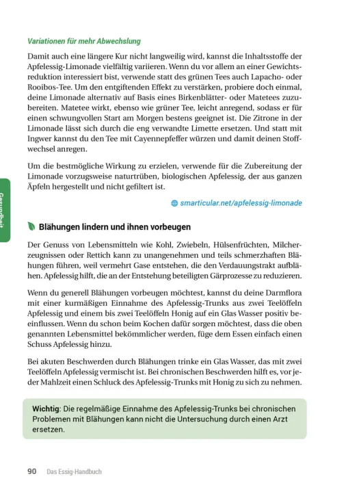 smarticular Verlag Nachhaltigkeit-Das Essig-Handbuch