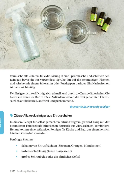 smarticular Verlag Nachhaltigkeit-Das Essig-Handbuch