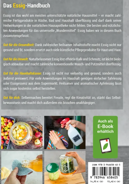 smarticular Verlag Nachhaltigkeit-Das Essig-Handbuch