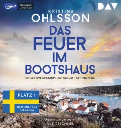 Der Audio Verlag GmbH Krimis & Thriller·Weibliche Ermittler|Krimis & Thriller·Privatdetektive*Das Feuer im Bootshaus. Ein Schwedenkrimi mit August Strindberg
