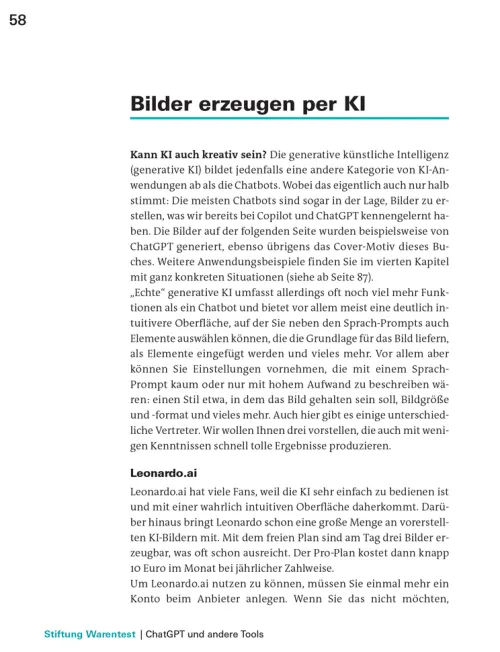 Stiftung Warentest Ratgeber|Technik-Das kann KI