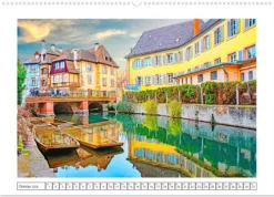 Das malerische Colmar im Elsass (Wandkalender 2026 DIN A2 quer), Monatskalender*Calvendo Clearance