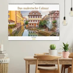 Das malerische Colmar im Elsass (Wandkalender 2026 DIN A2 quer), Monatskalender*Calvendo Clearance