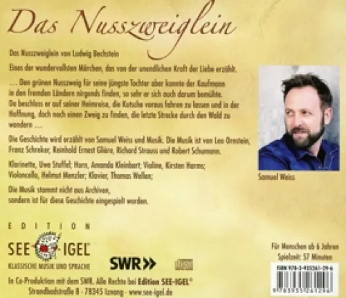 Kinder Edition Seeigel Kinder- & Jugendbücher·Märchen & Sagen-Das Nusszweiglein,1 Audio-CD