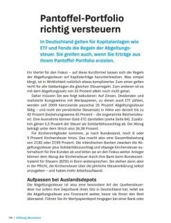 Das Pantoffel-Portfolio*Stiftung Warentest