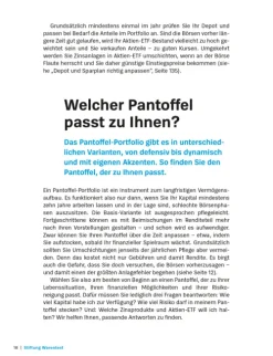 Das Pantoffel-Portfolio*Stiftung Warentest