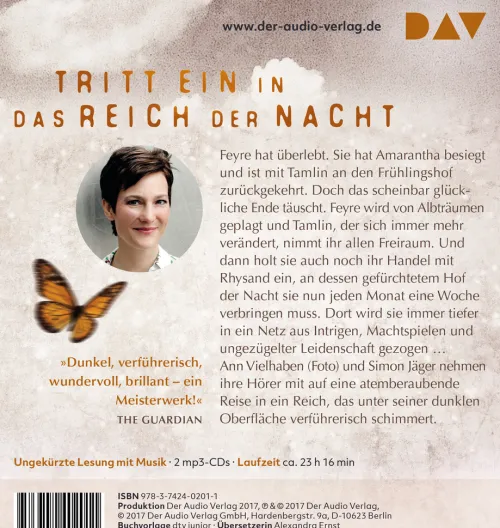 Das Reich der sieben Höfe - Teil 2: Flammen und Finsternis*Der Audio Verlag GmbH Clearance