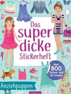 Ars Edition GmbH Stickerhefte*Das superdicke Stickerheft - Anziehpuppen