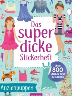 Ars Edition GmbH Stickerhefte*Das superdicke Stickerheft - Anziehpuppen