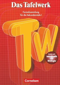 Cornelsen Verlag GmbH Nach Fächern·Chemie-Das Tafelwerk - Formelsammlung für die Sekundarstufe I - Östliche Bundesländer und Berlin