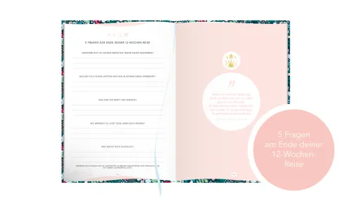 NOVA MD Glück & Wünsche*Das Tagebuch das glücklich macht (Special Edition): 6 Minuten am Tag für mehr Glück, Positivität, Dankbarkeit und Erfolg. Dankbarkeitstagebuch zum Ausfüllen für jeden Tag. 6 Minuten Tagebuch für mehr Achtsamkeit. 12 Wochen Tagebuch in rosa/blau