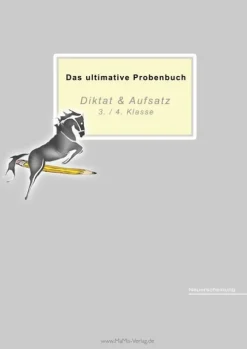 Das ultimative Probenbuch Diktat & Aufsatz 3./ 4. Klasse, 15 Teile*MaMis Verlag Outlet