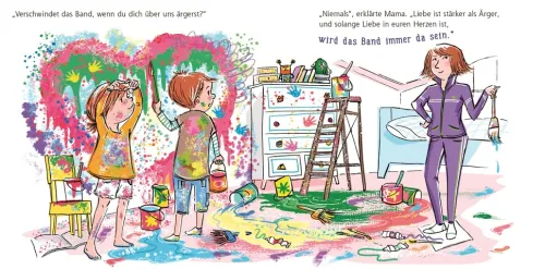 Kinder Adrian Wimmelbuchverlag 3-6 Jahre-Das unsichtbare Band - über die unzertrennliche Verbindung zwischen geliebten Menschen