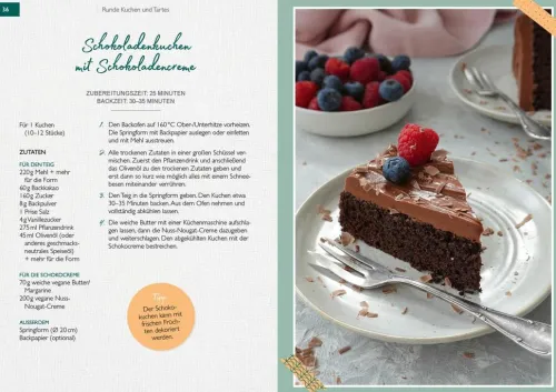 riva Verlag Vegetarisch-Das vegane Backbuch - schnell und einfach