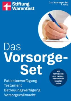 Das Vorsorge-Set*Stiftung Warentest Best