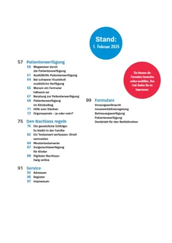 Das Vorsorge-Set*Stiftung Warentest Best