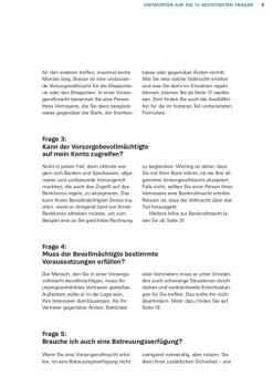 Das Vorsorge-Set*Stiftung Warentest Best