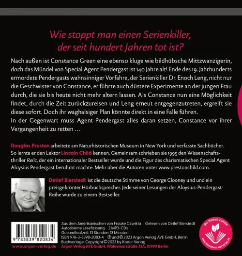 Argon Verlag GmbH Krimis & Thriller·Horror Gegenwart-Death - Das Kabinett des Dr. Leng