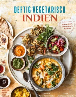 Becker Joest Volk Verlag Vegan|Kochbücher Nach Ländern*Deftig vegetarisch - Indien