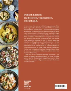 Becker Joest Volk Verlag Vegan|Kochbücher Nach Ländern*Deftig vegetarisch - Indien