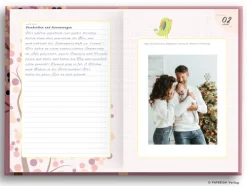 PAPERISH Verlag Geburt & Taufe-DEIN LEBEN IN EINEM BUCH (rosé)