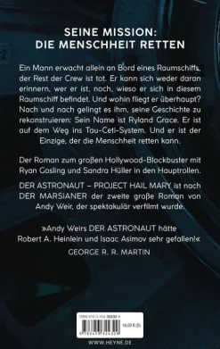 Heyne Taschenbuch Fantasy & Science Fiction|Space Opera-Der Astronaut - Project Hail Mary