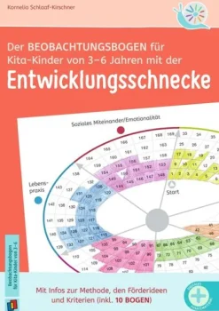 Verlag an der Ruhr GmbH Pädagogik-Der Beobachtungsbogen für Kita-Kinder von 3-6 Jahren mit der Entwicklungsschnecke