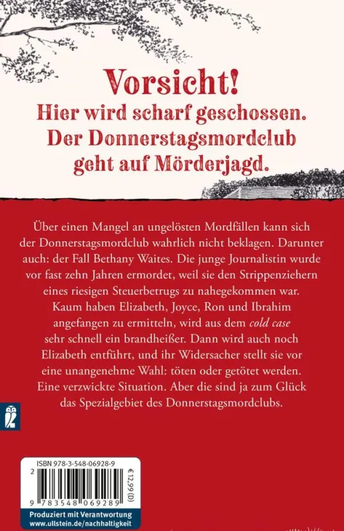 Ullstein Taschenbuchvlg. Humor|Privatdetektive-Der Donnerstagsmordclub und die verirrte Kugel