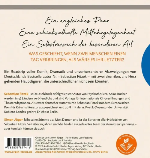 Argon Verlag GmbH Romane·Humor & Satire*Der erste letzte Tag