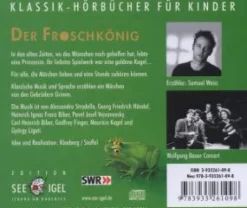 Der Froschkönig,1 CD-Audio*Edition Seeigel Clearance