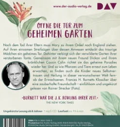 Der geheime Garten,1 Audio-CD, 1 MP3*Der Audio Verlag, DAV Outlet