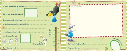 Esslinger Verlag Freundebücher*Der kleine Rabe Socke: Alle meine Kindergarten-Freunde