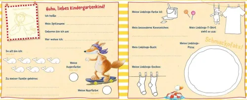 Esslinger Verlag Freundebücher*Der kleine Rabe Socke: Alle meine Kindergarten-Freunde